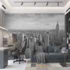 Miniatura fototapety Schwarz-weißes New York we wnętrzu salonu