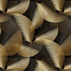 Miniatura fototapety Goldene abstrakte Blätter