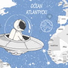 Miniatura fototapety Weltraumkarte für Kinder fragment # 1