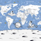 Miniatura fototapety Weltraumkarte für Kinder