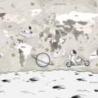 Miniatura fototapety Astronauten auf der Karte 