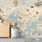 Miniatura fototapety Luftballons und sa we wnętrzu pokoju dziecka
