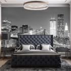 Miniatura fototapety Monochromes New York we wnętrzu sypialni