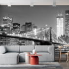 Miniatura fototapety Monochromes New York we wnętrzu salonu