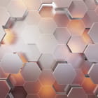 Miniatura fototapety Geometrisches Sechseck