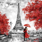 Miniatura fototapety Herbst und Paris