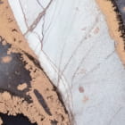 Miniatura fototapety Dunkelweißer Marmor fragment #2