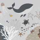 Miniatura fototapety Wal mit Fisch
