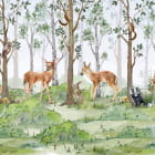 Miniatura fototapety Wundervolles Reh im Wald