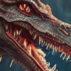 Miniatura fototapety Der Drache fragment # 1