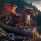 Miniatura fototapety Der Drache