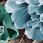 Miniatura fototapety Blaue Pfingstrosen fragment # 1