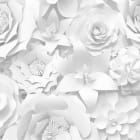 Miniatura fototapety Schneeweiße Blumen 3D
