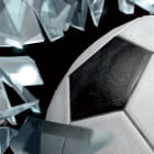 Miniatura fototapety Fußball und Glas 3D fragment # 1