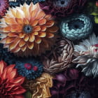 Miniatura fototapety Modische Blumen für die Dunkelheit