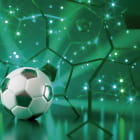 Miniatura fototapety Fußball auf dem Boden