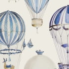 Miniatura fototapety Blaue Luftballons fragment # 1