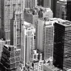 Miniatura fototapety Stadt der hohen Wolkenkratzer