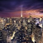 Miniatura fototapety Panorama der Nachtstadt