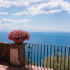 Miniatura fototapety Terrasse über dem Meer