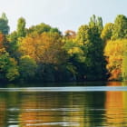 Miniatura fototapety Panorama der Herbstnatur