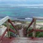 Miniatura fototapety Abstieg zum blauen Meer
