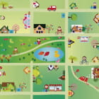 Miniatura fototapety Große Kinderstadt
