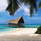 Miniatura fototapety Bungalow am Strand