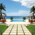 Miniatura fototapety Pool am Meer
