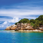 Miniatura fototapety Insel mitten im Ozean