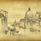 Miniatura fototapety Zeichnung von Venedig