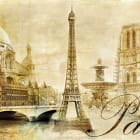 Miniatura fototapety Sehenswürdigkeiten von Paris