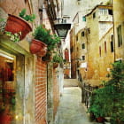 Miniatura fototapety Malerische Straße in Venedig