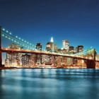 Miniatura fototapety Blaue Lichter von Manhattan