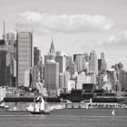 Miniatura fototapety Schwarz-weißes New York City