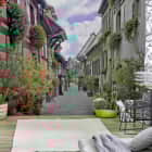 Miniatura fototapety Blumenstraße in Europa we wnętrzu salonu