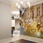 Miniatura fototapety Trevi-Brunnen we wnętrzu salonu