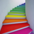 Miniatura fototapety Regenbogentreppe