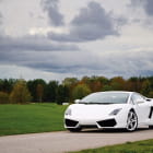Miniatura fototapety Weißer Lamborghini