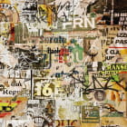 Miniatura fototapety Collage aus Zeitungsausschnitten