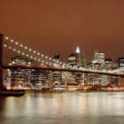 Miniatura fototapety Abendliche Brooklyn Bridge