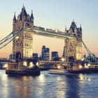 Miniatura fototapety Tower Bridge bei Sonnenuntergang