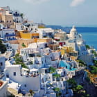 Miniatura fototapety Stadt auf der Insel Santorini