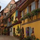 Miniatura fototapety Kleine Straße in Frankreich