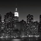 Miniatura fototapety Schwarz-weißes Manhattan