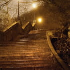 Miniatura fototapety Breite Steintreppe