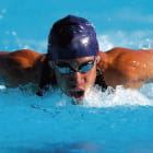 Miniatura fototapety Starker Schwimmer