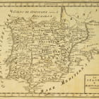 Miniatura fototapety Karte von Spanien