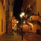 Miniatura fototapety Nachtstraße in Prag