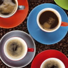 Miniatura fototapety Heißer starker Kaffee